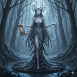 Lady Oona, keeper of the Singing Pools.